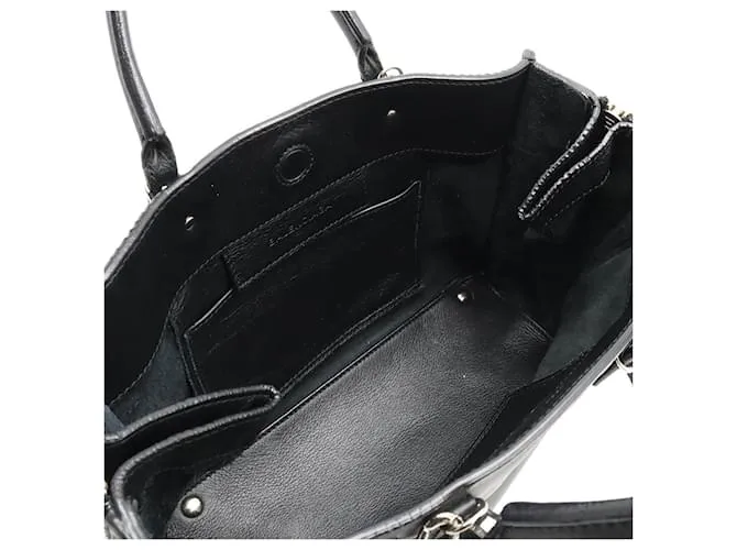 PAPEL A Balenciaga6 ZIP alrededor Negro 