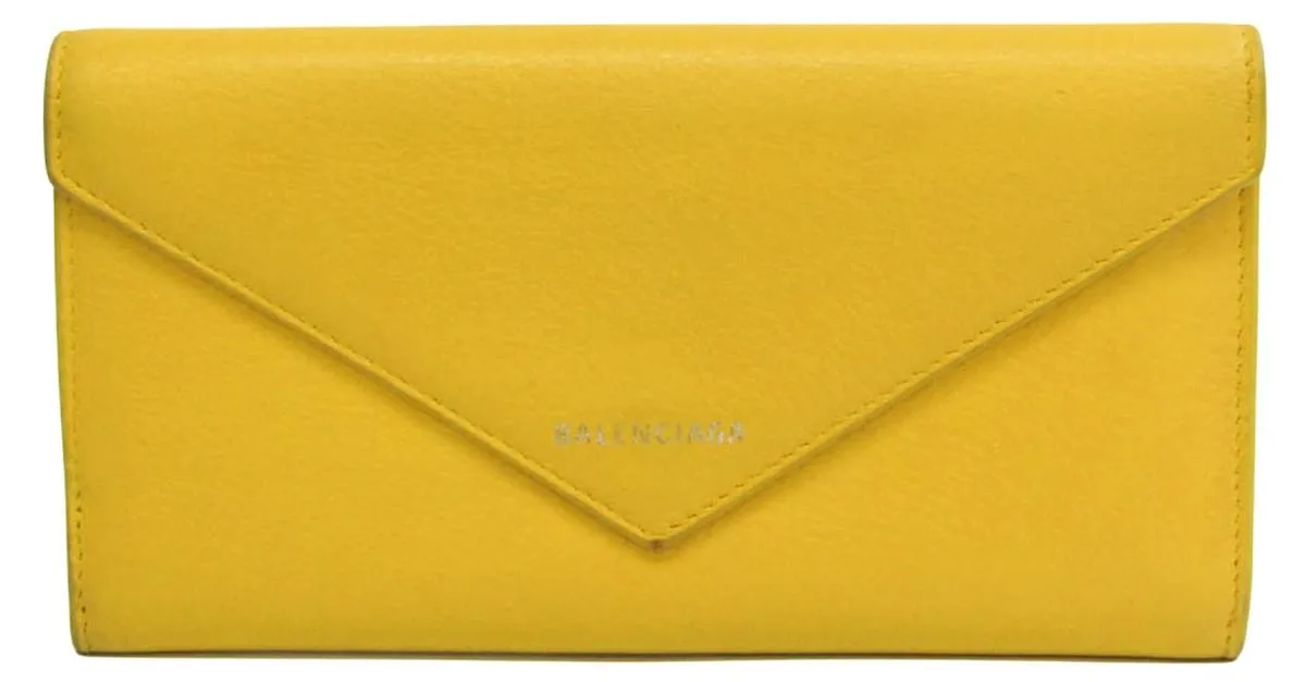 Papel balenciaga Amarillo 
