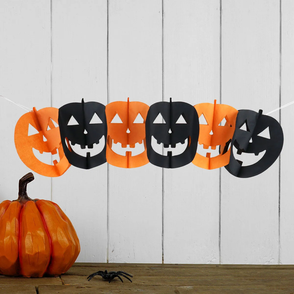 Papel Picado con Diseo de Calabaza