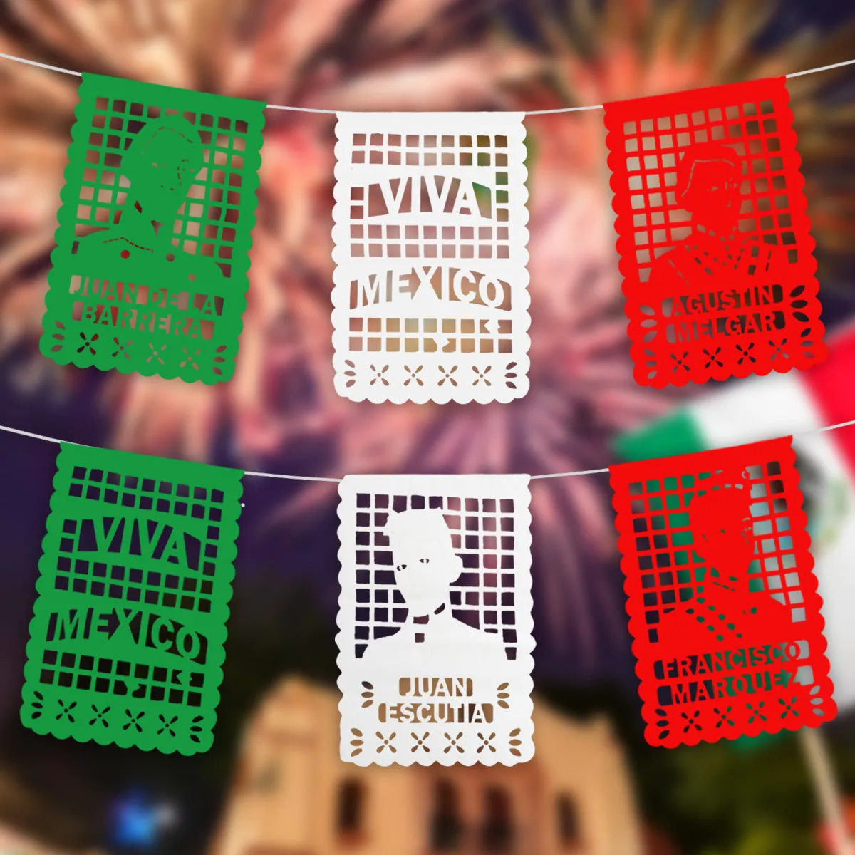 Papel Picado para Fiestas Patrias, Nios Héroes