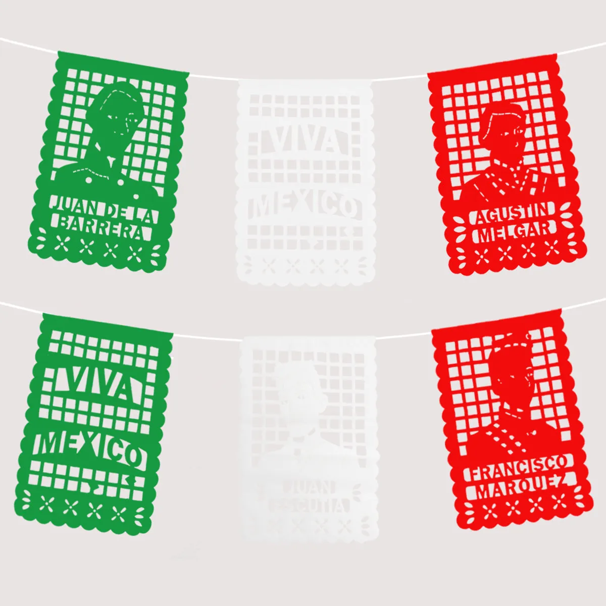 Papel Picado para Fiestas Patrias, Nios Héroes