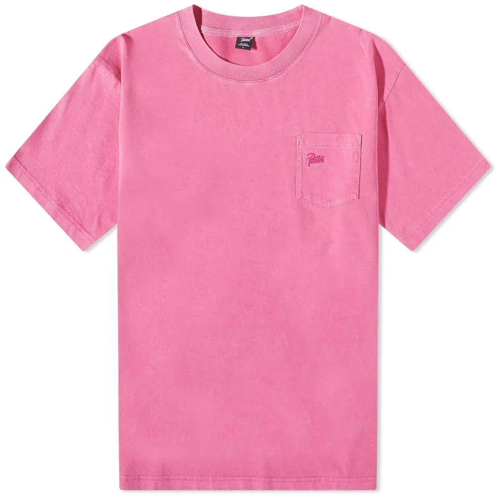 Patta Washed Logo Pocket Tee