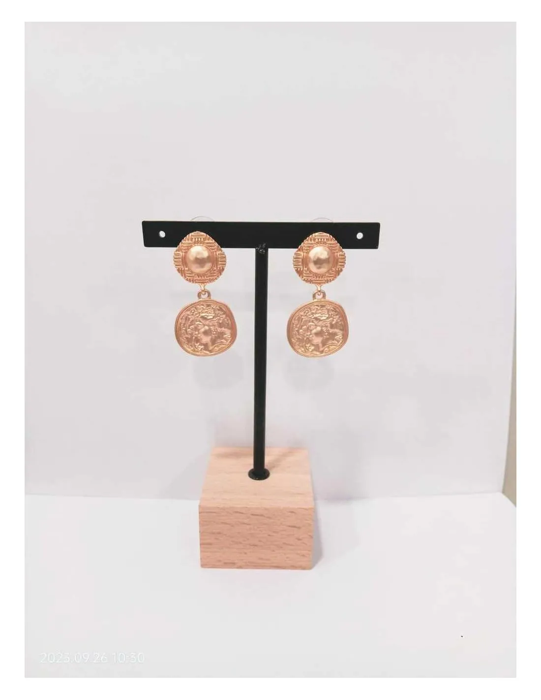 PENDIENTES DETALLE DE MONEDA SOHO MADRID
