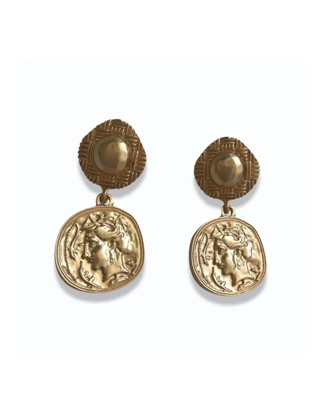 PENDIENTES DETALLE DE MONEDA SOHO MADRID
