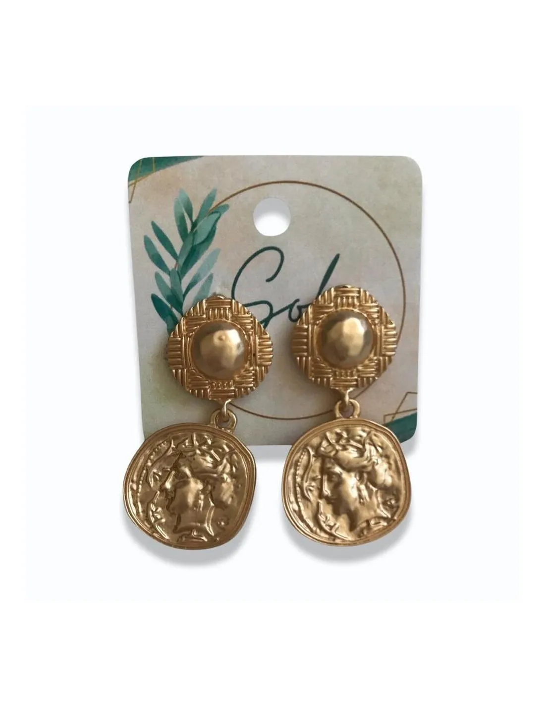 PENDIENTES DETALLE DE MONEDA SOHO MADRID