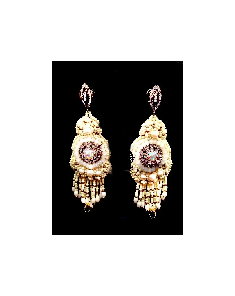 PENDIENTES FLAMENCA BISUTERIA FINA
