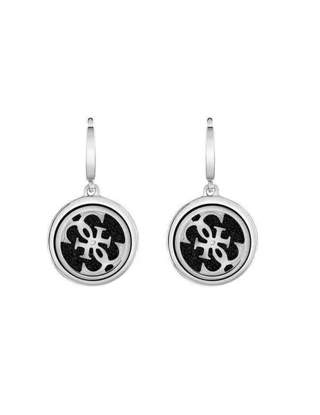 pendientes guess 4g negro