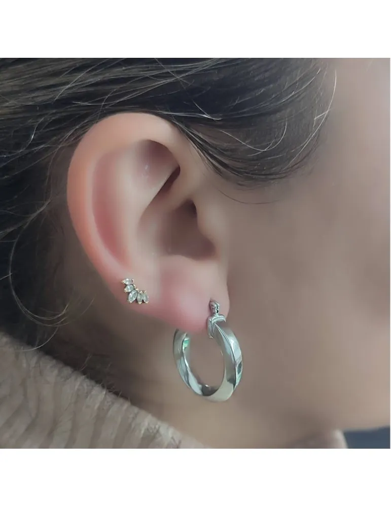 Pendientes Guess Mujer Hoops don´t lie Acero JUBE01485
