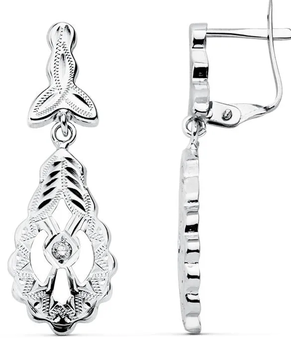 Pendientes Oro Blanco