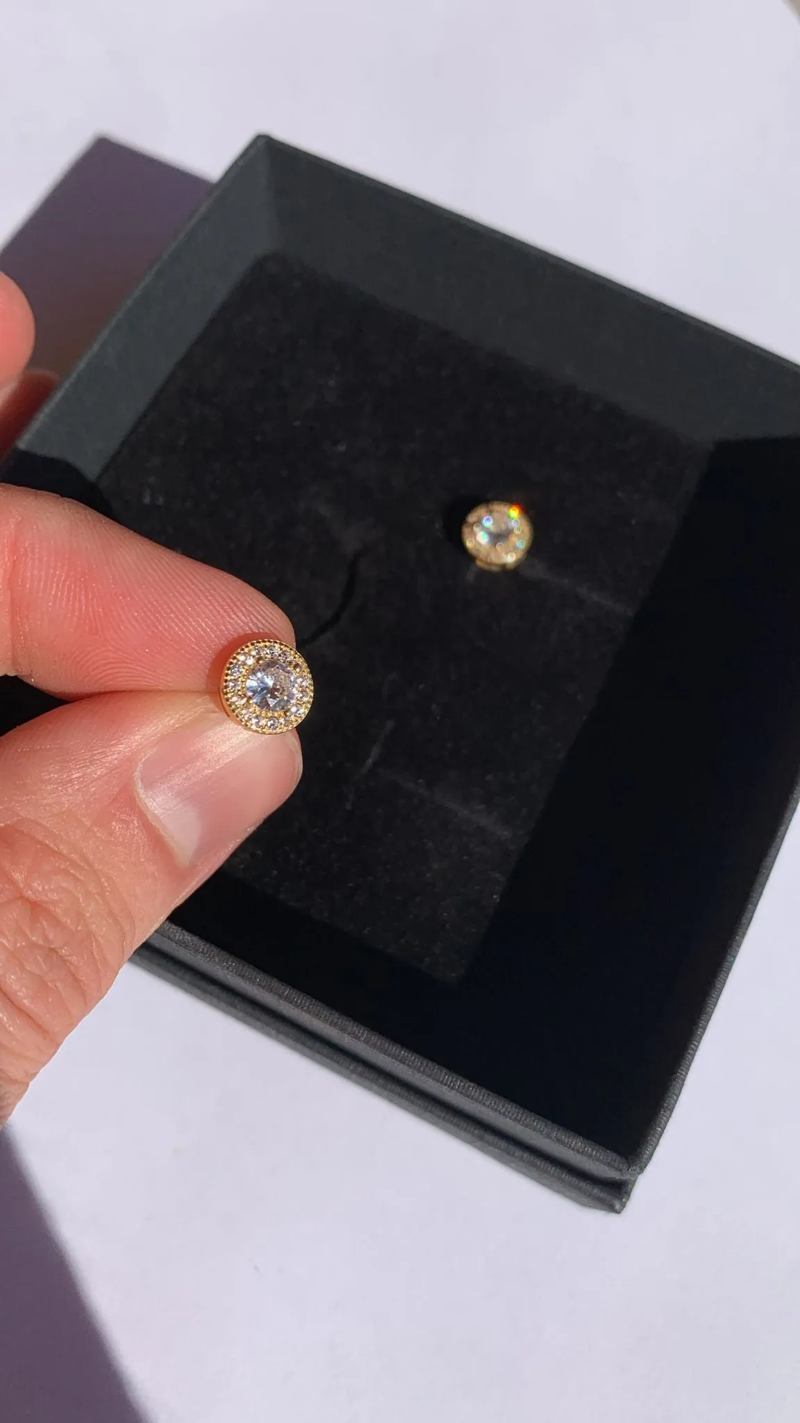PENDIENTES PC PLATA DE LEY REDONDO  REF.001D