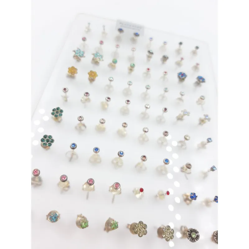 Pendientes plata 925 expositor surtido