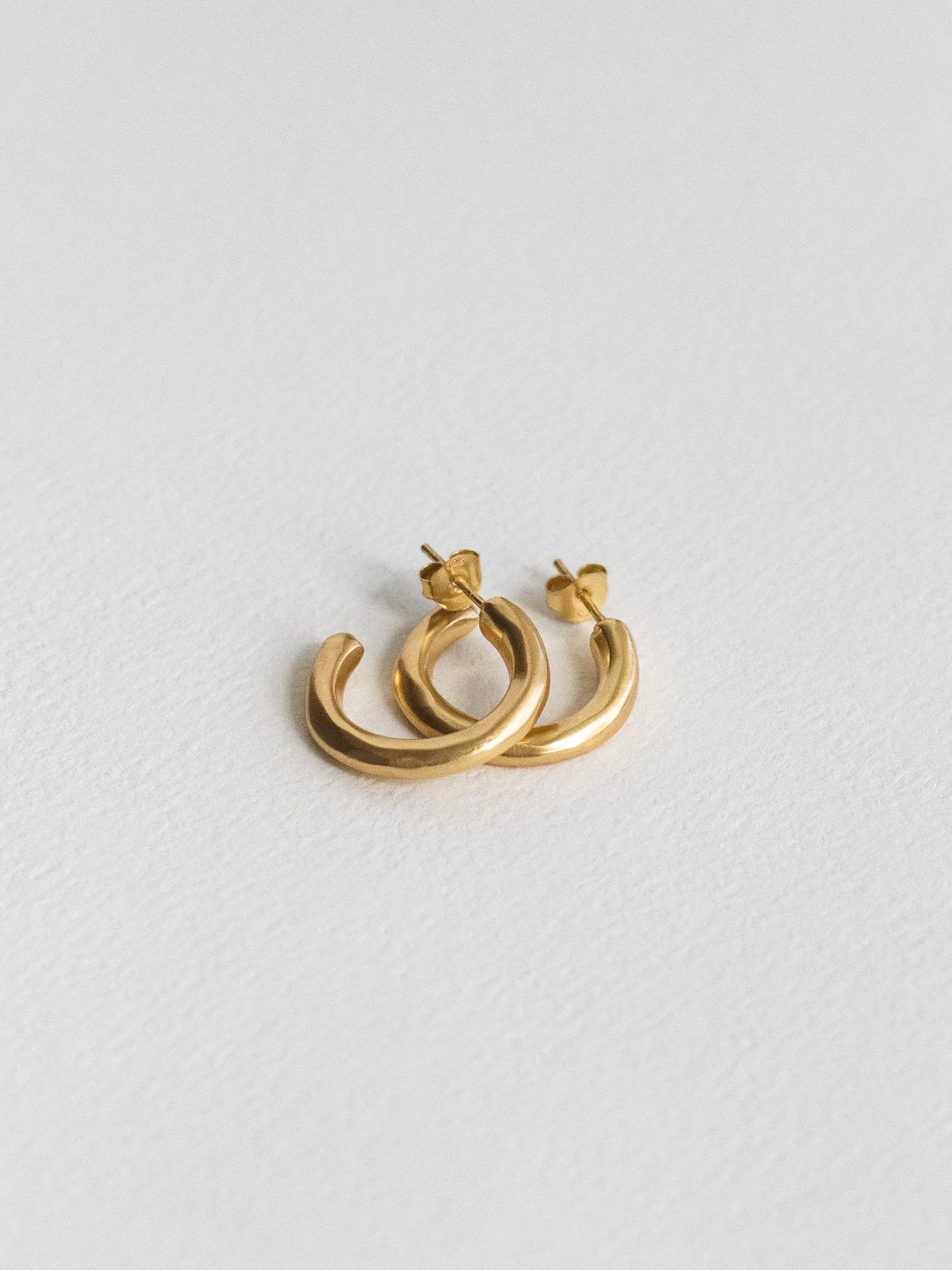 Pendientes Pureza gold