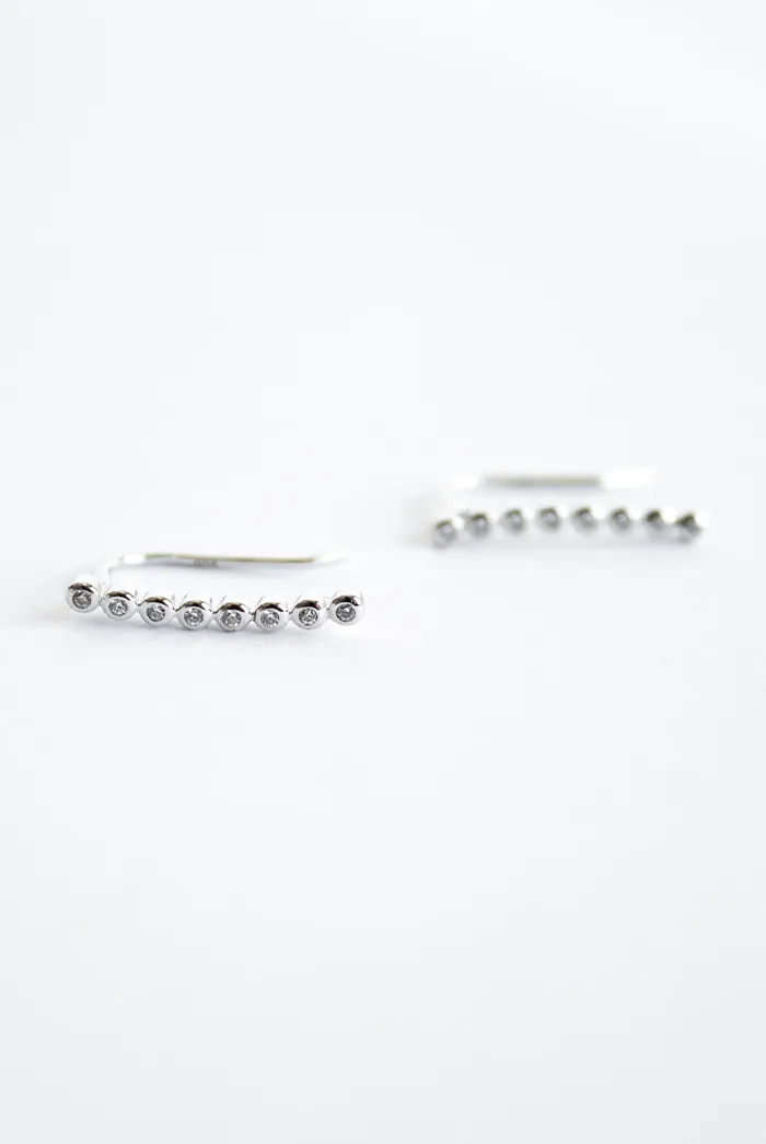 Pendientes Trepadores Zirconitas