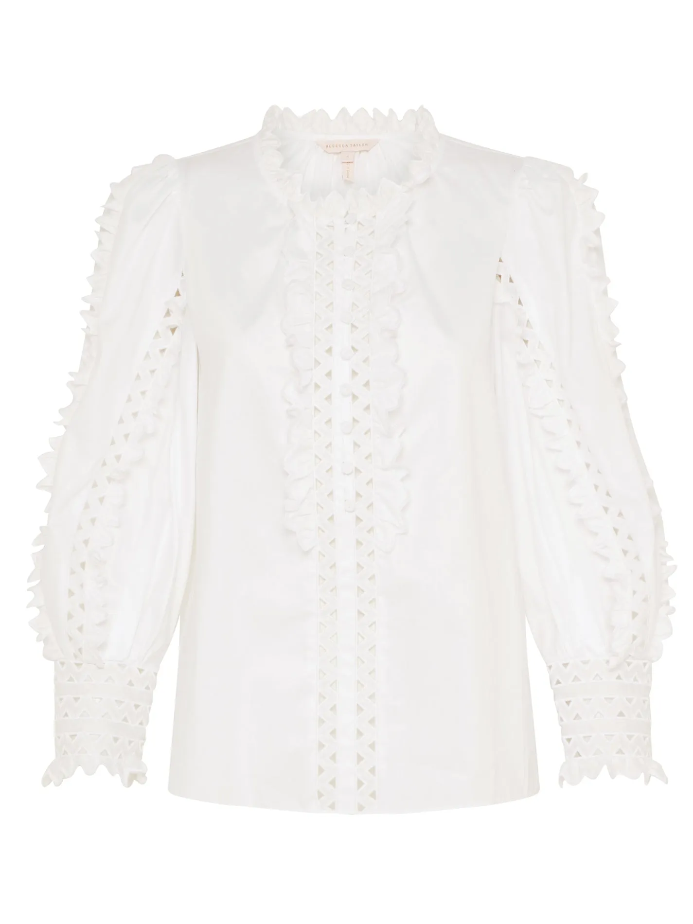Petal Embroidered Top