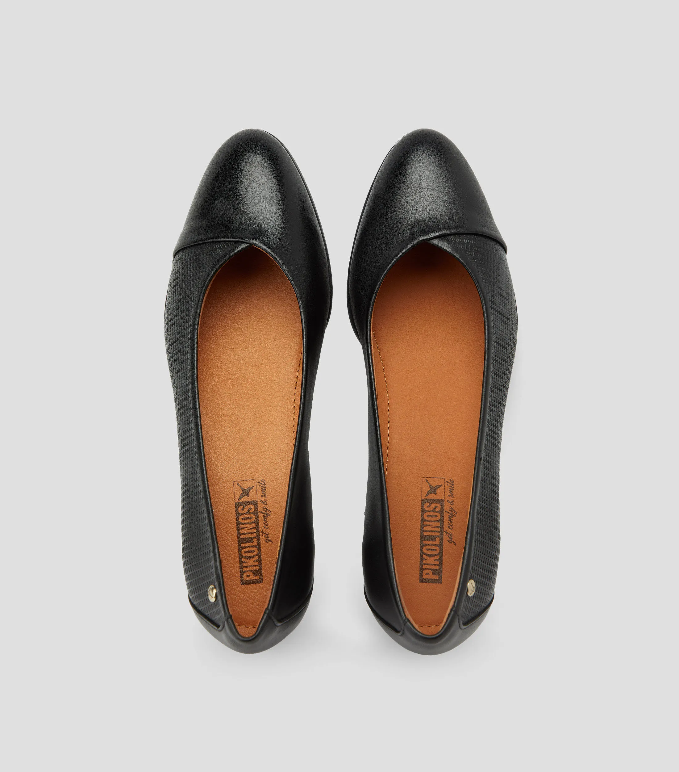 Pikolinos Zapatos de Vestir Oxford Calafat en Piel de Tacón Bajo Media Luna Mujer