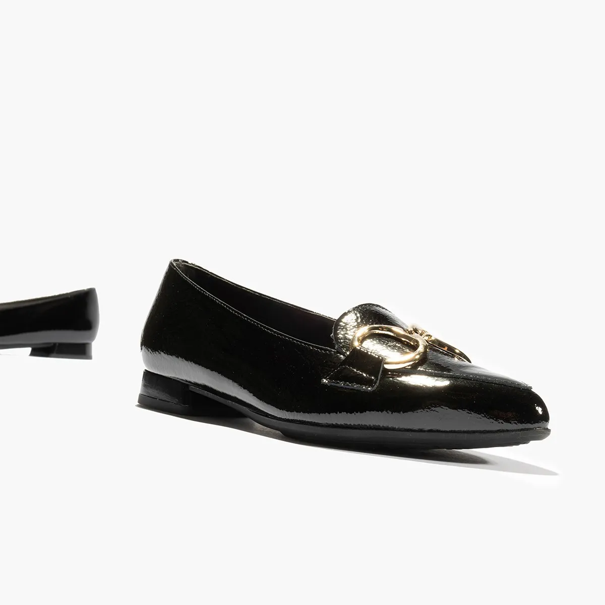 Pitillos zapato bajo vestir mujer piedra y negro 5430