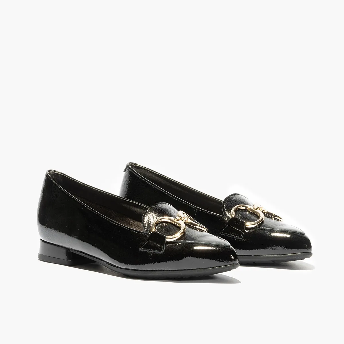 Pitillos zapato bajo vestir mujer piedra y negro 5430