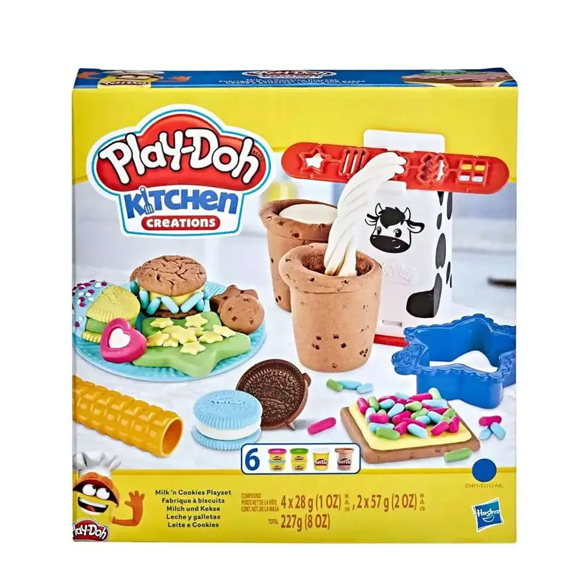 PLAYDOH COCINA JUEGO DE LECHE Y GALLETAS