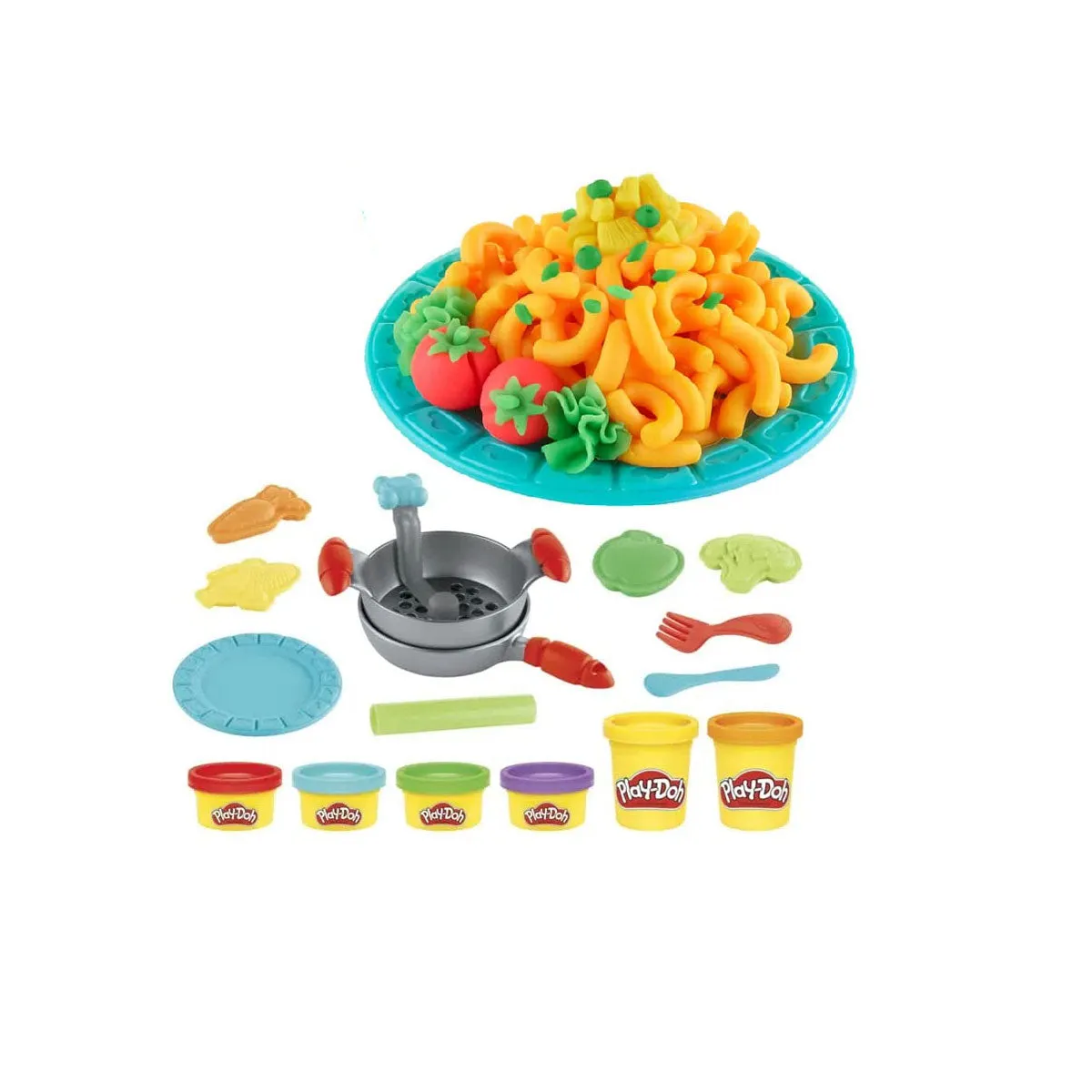 PLAYDOH COCINA JUEGO DE MACARRONES LOCOS