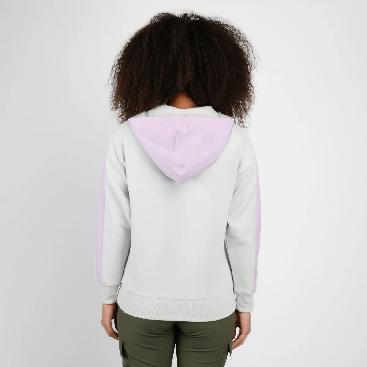 Polerón Entrenamiento Mujer Spyder Hoodie Sport Nordic Gris