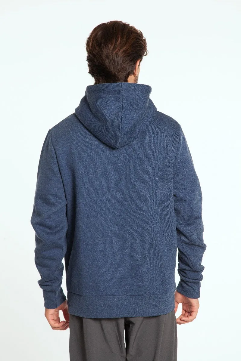 Polerón Hombre New Balance Hoodie Azul