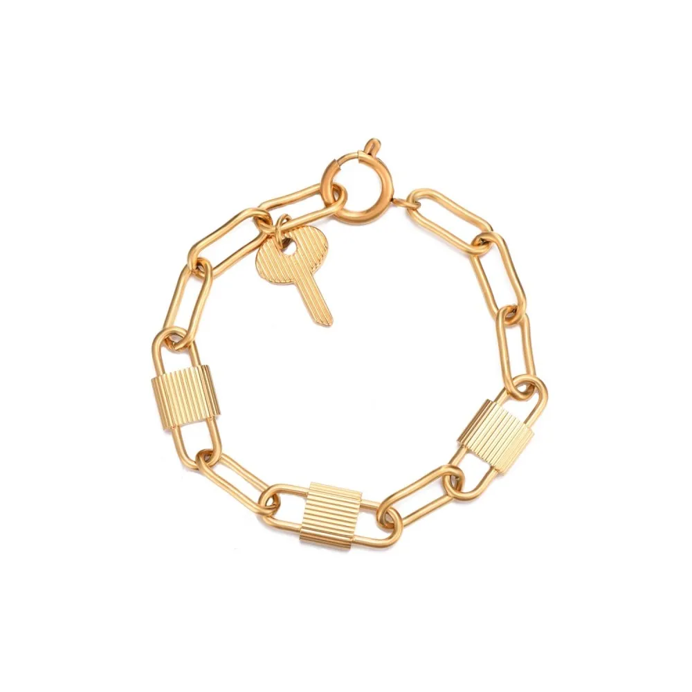 Pulsera Lock Oro