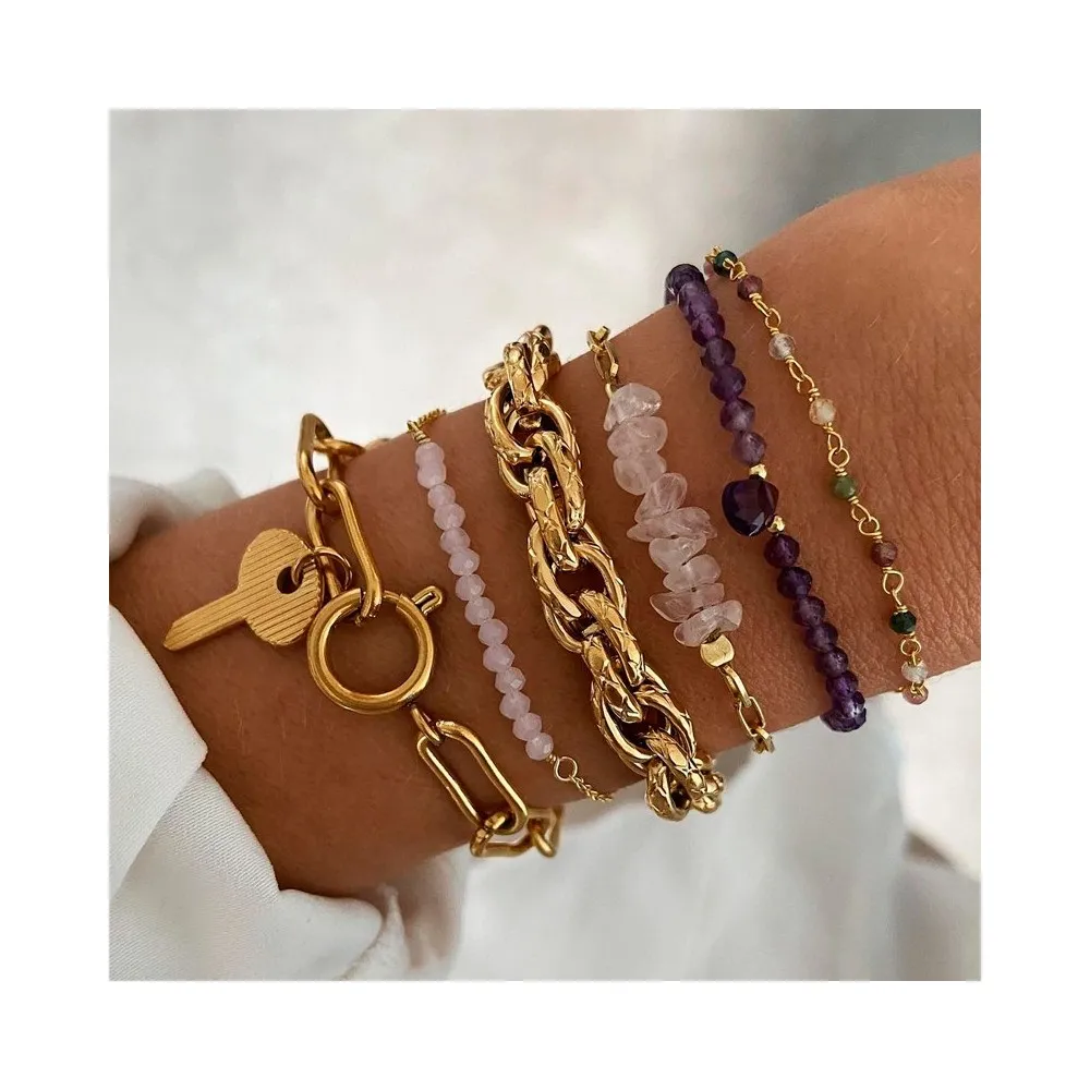 Pulsera Lock Oro
