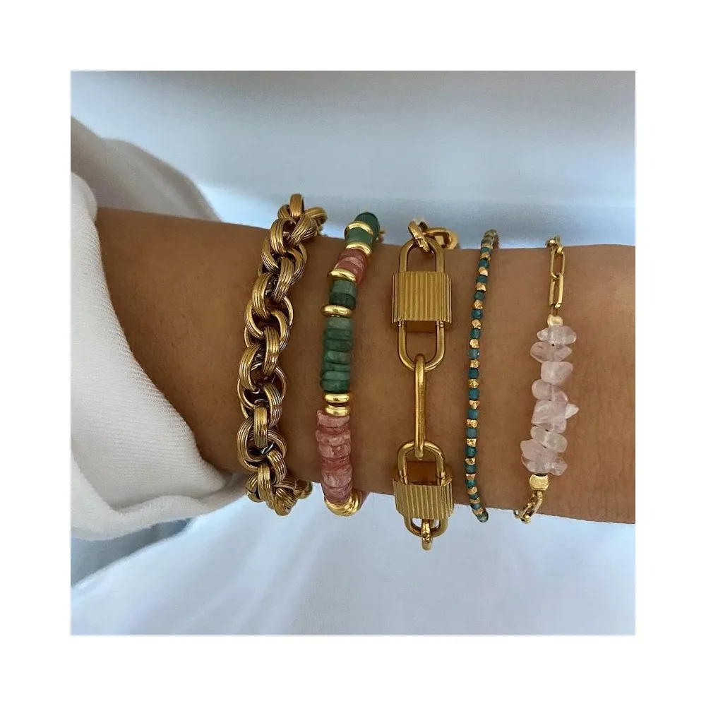Pulsera Lock Oro
