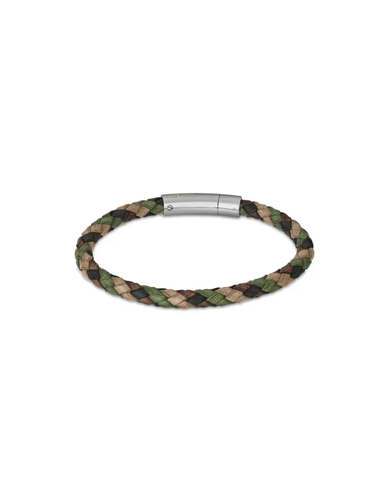 PULSERA LOTUS STYLE HOMBRE CAMUFLAJE CUERO LS214124