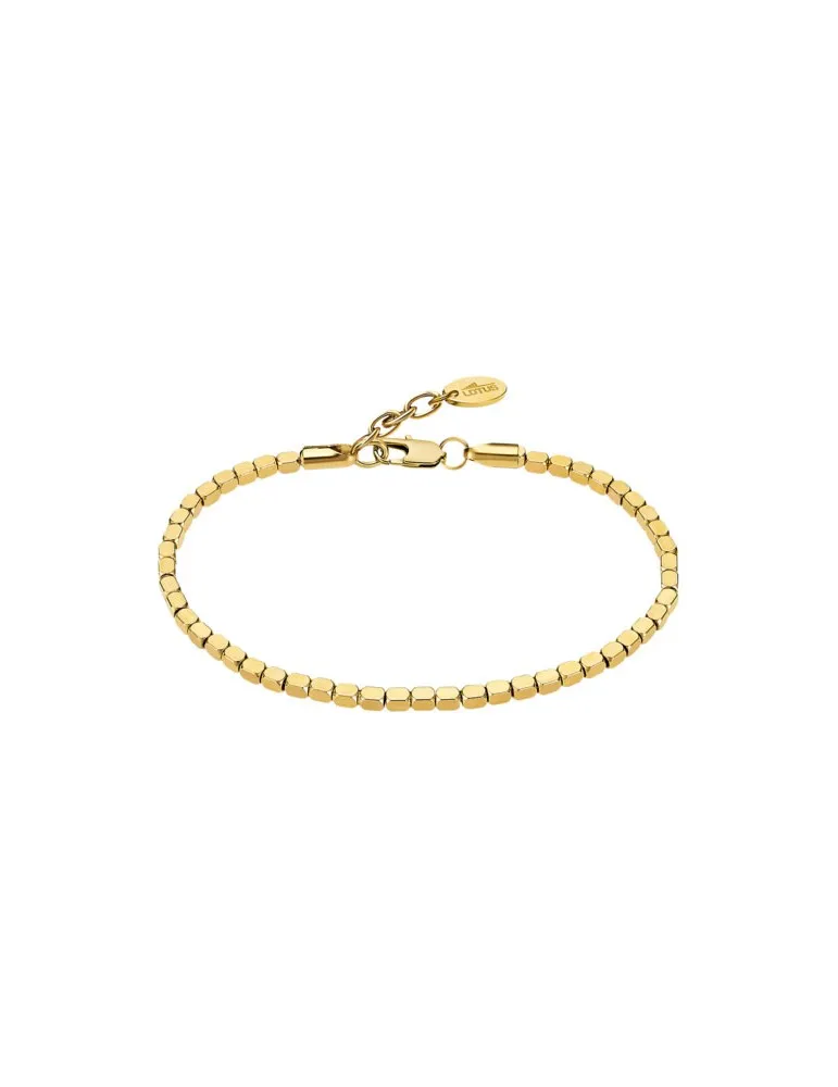 Pulsera Lotus Style Mujer Acero Dorado LS2244