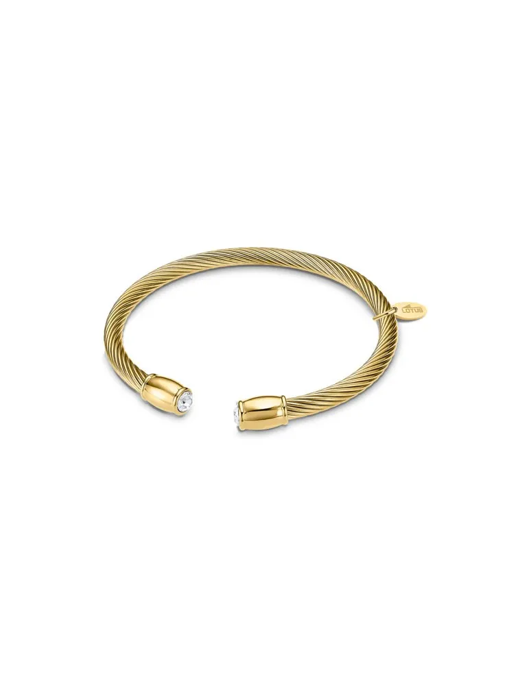 Pulsera Lotus Style Mujer Acero Dorado Torque LS2249