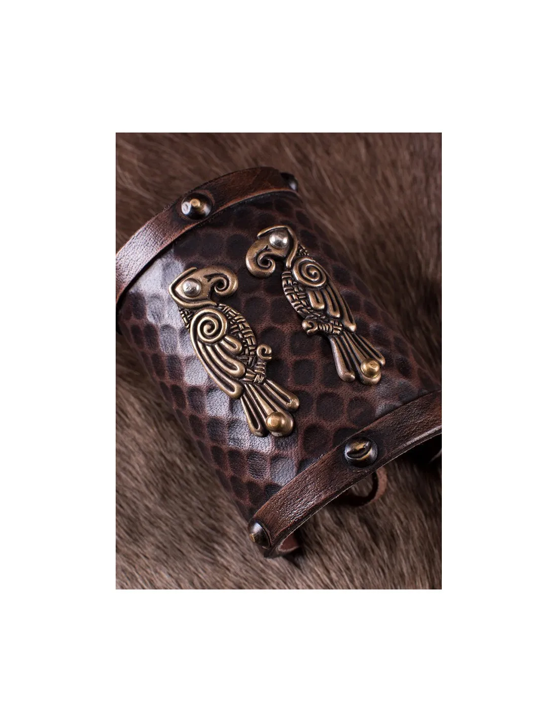 Pulsera Nórdica cuervos Hugin and Munin