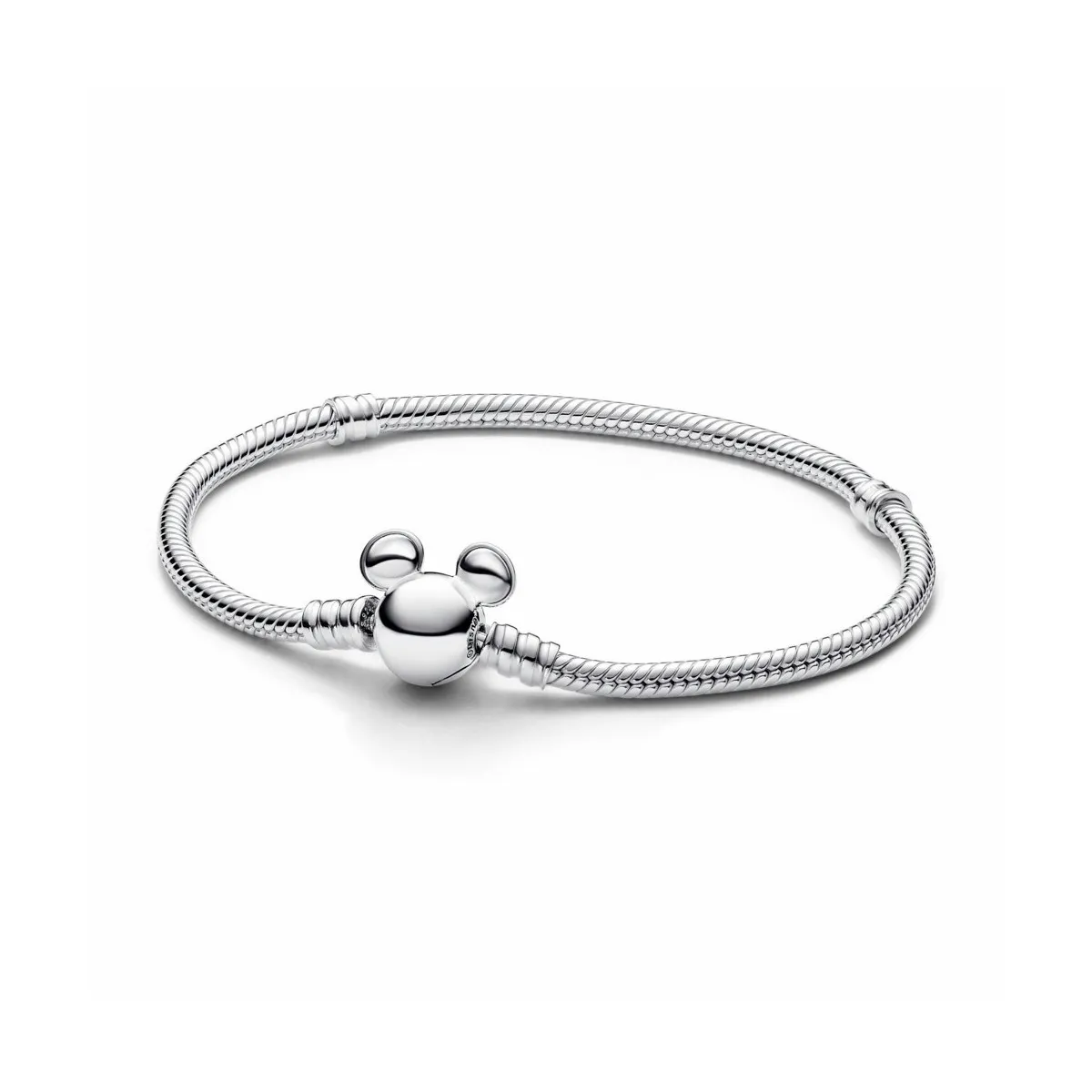 PULSERA PANDORA MOMENTS CADENA DE SERPIENTE CON CIERRE MICKEY MOUSE DE DISNEY  PANDORA