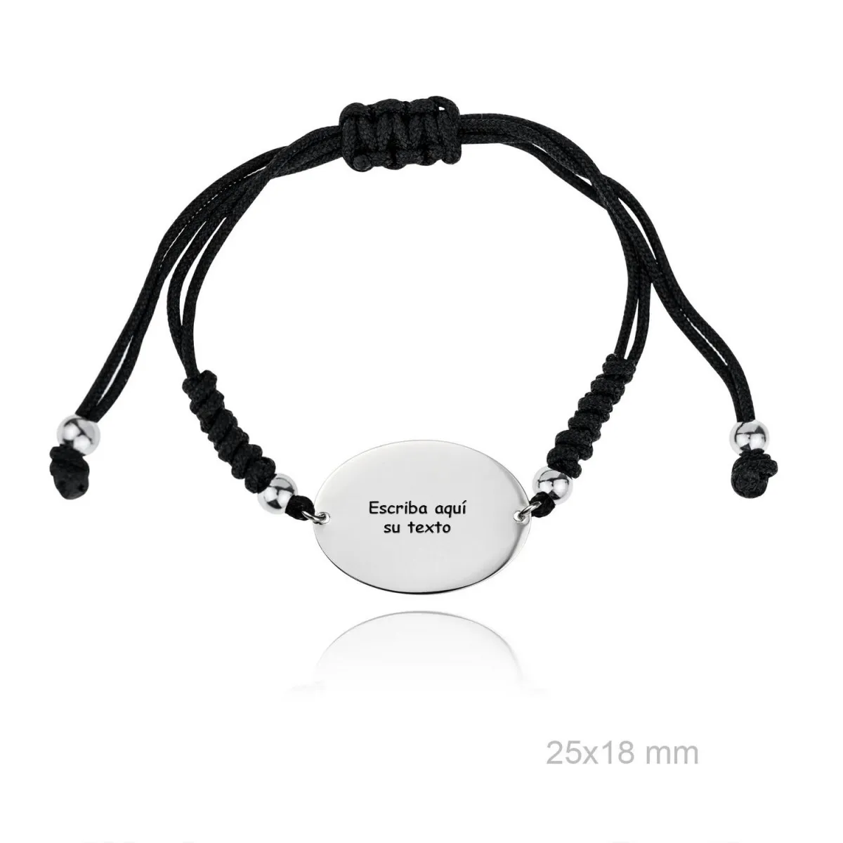 Pulsera Personalizada Macrame Oval