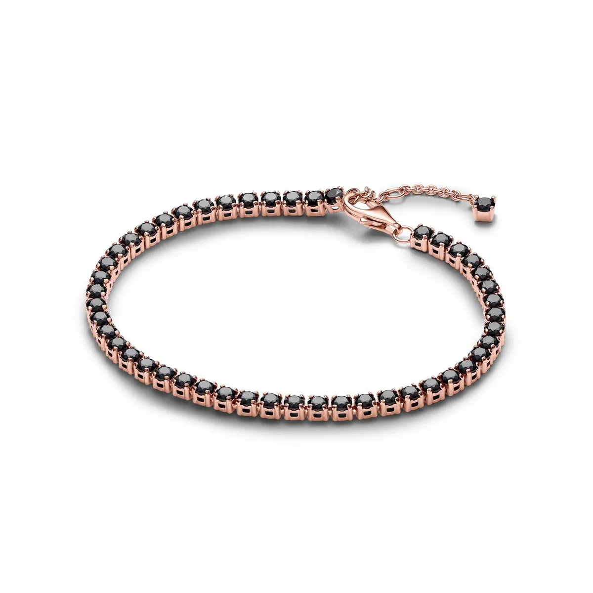 PULSERA TENIS NEGRA BRILLANTE  PANDORA