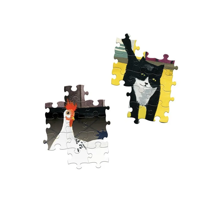 Puzzle 1000 piezas Pollos en la Cocina