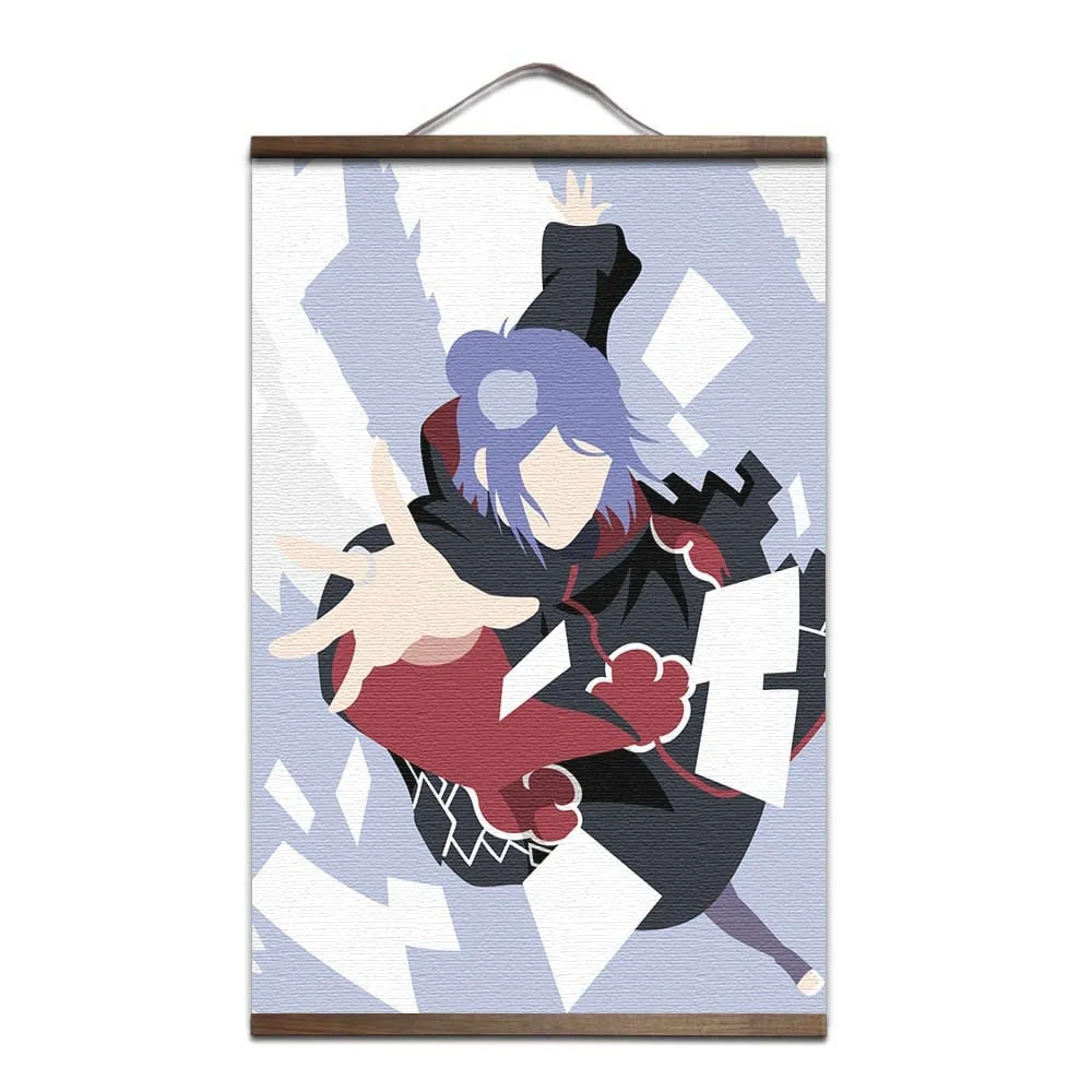 Póster Naruto Konan Papel Shuriken