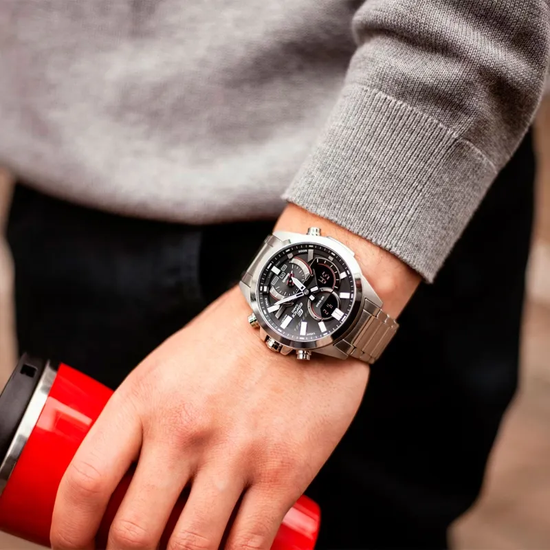 RELOJ CASIO EDIFICE ACERO ECB30D1AEF