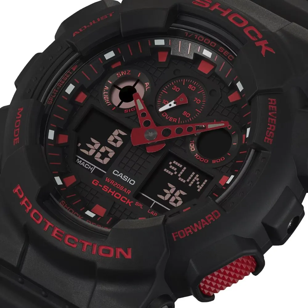 RELOJ CASIO GSHOCK GA100BNR1ACR