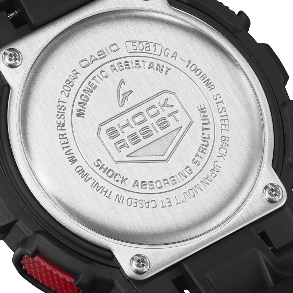 RELOJ CASIO GSHOCK GA100BNR1ACR