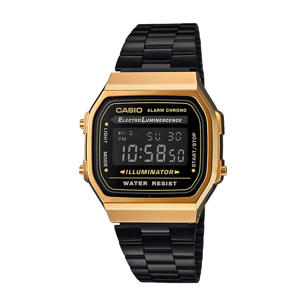 Reloj Casio Vintage Negro y Dorado