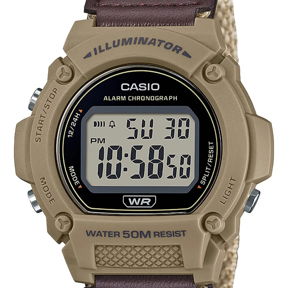RELOJ CASIO W219HB5AVCF