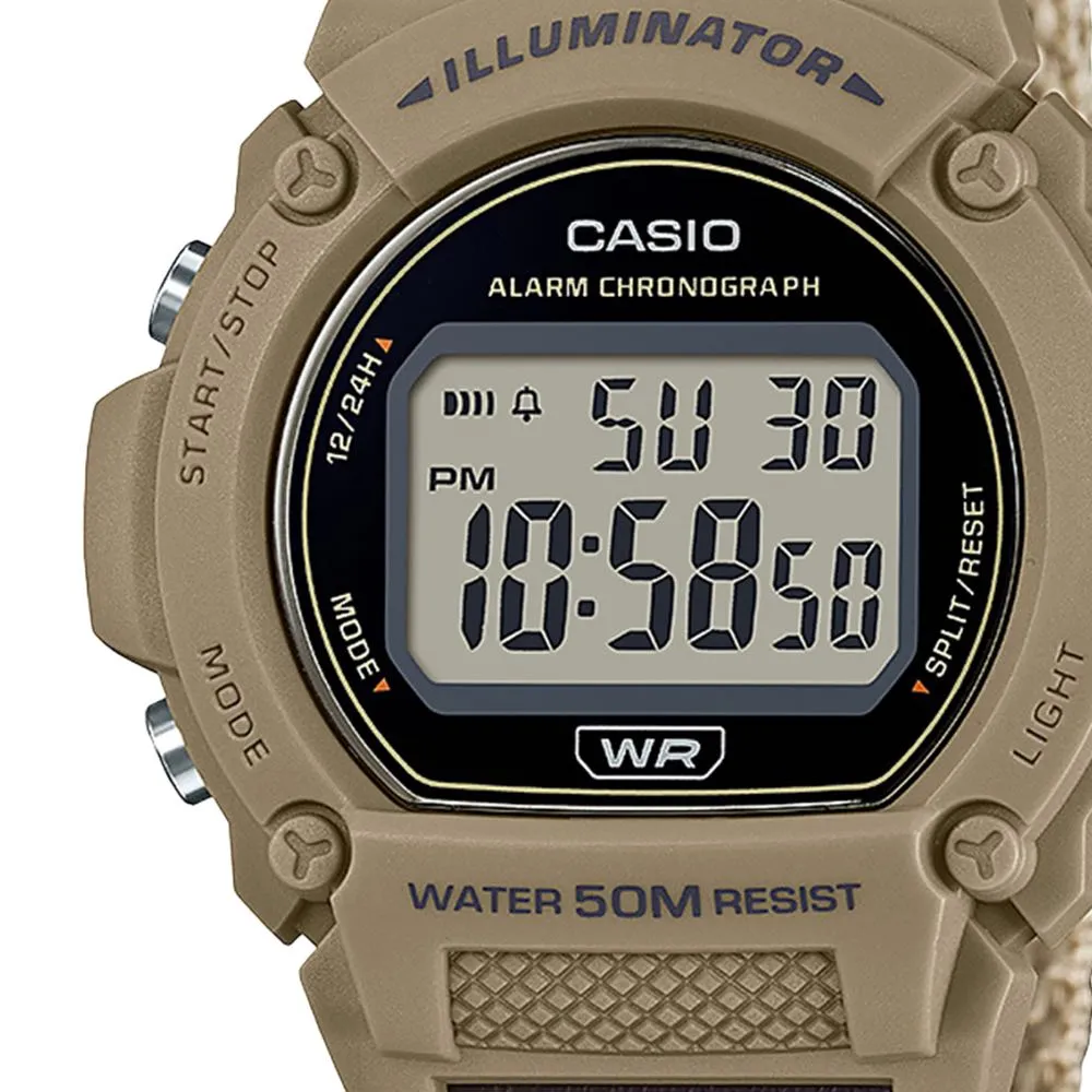 RELOJ CASIO W219HB5AVCF