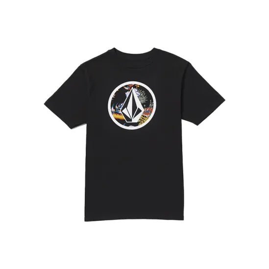 REMERA VOLCOM CRISP STONE  NEGRO