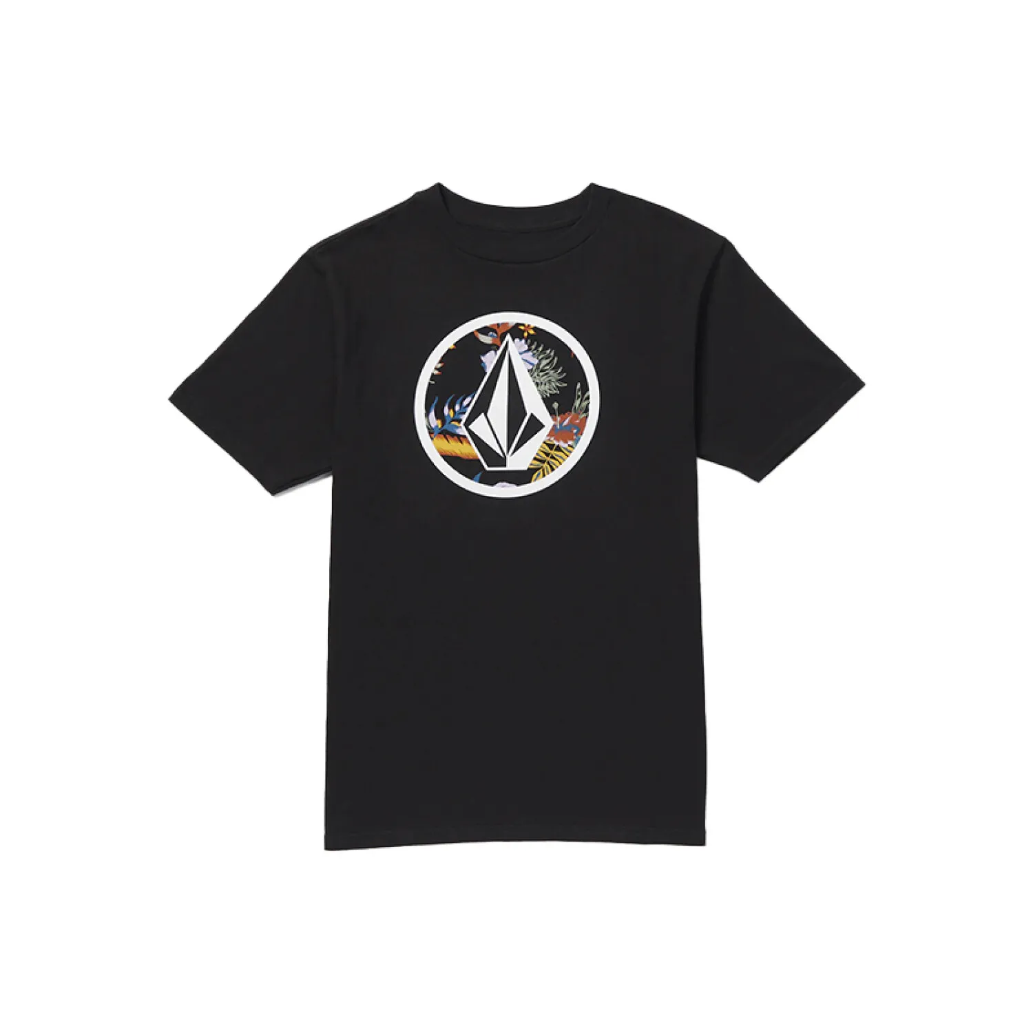 REMERA VOLCOM CRISP STONE  NEGRO