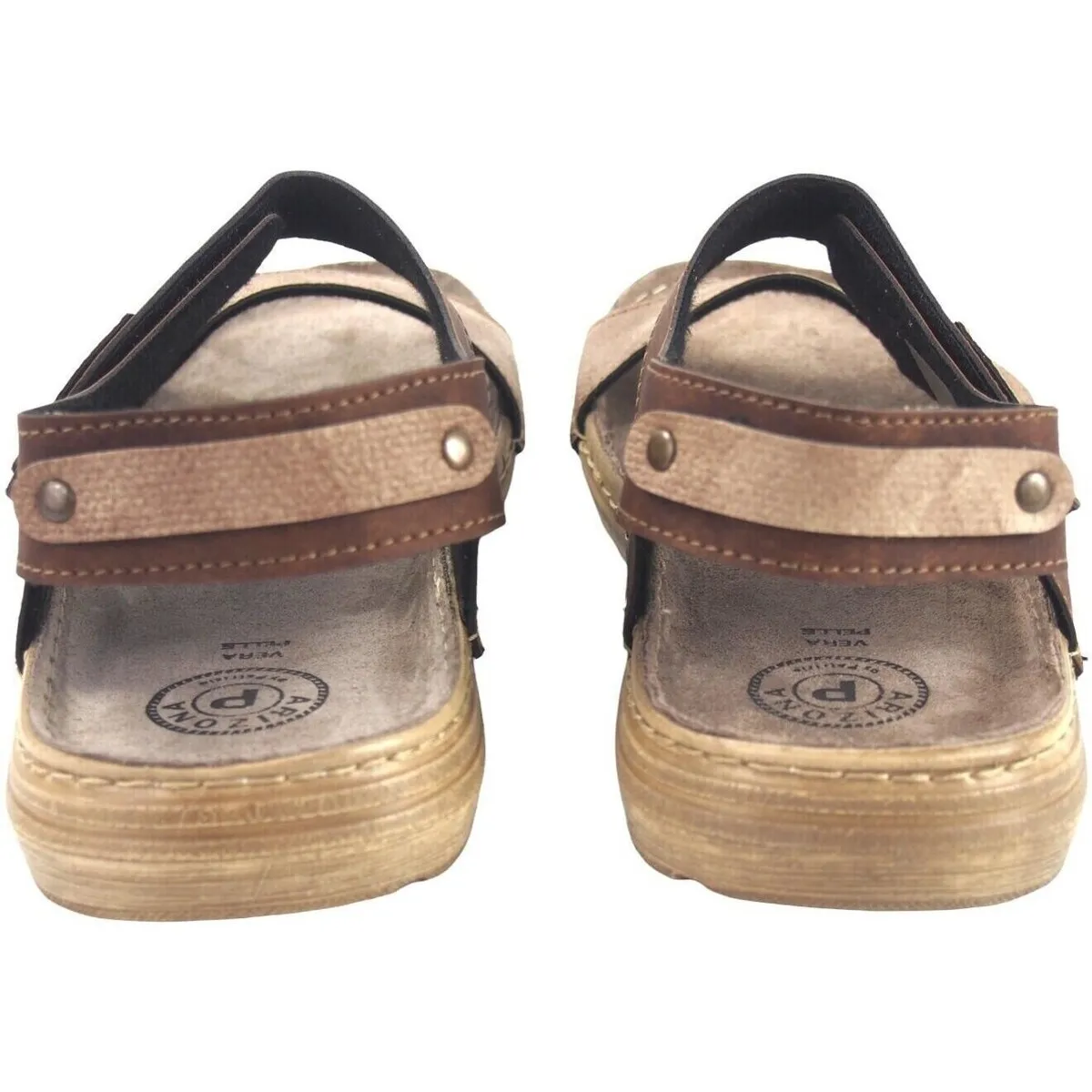 Sandalia caballero  8018 marron