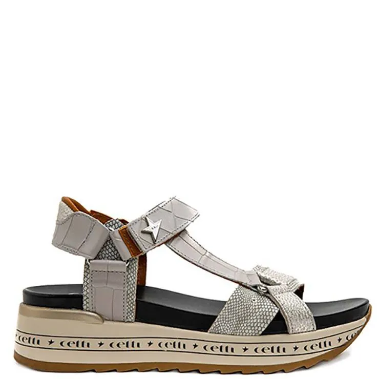 SANDALIA CETTI C1316 PLATA