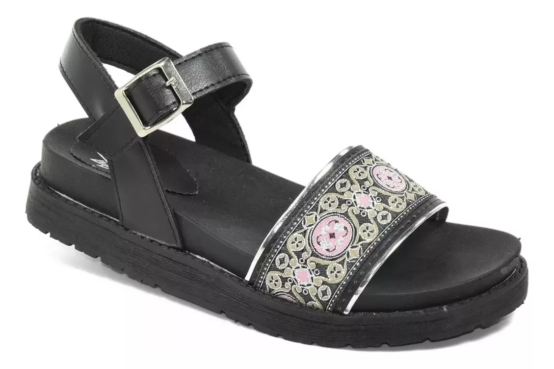Sandalia Chatita Mujer Comoda Baja Liviana Antonia Coure 70
