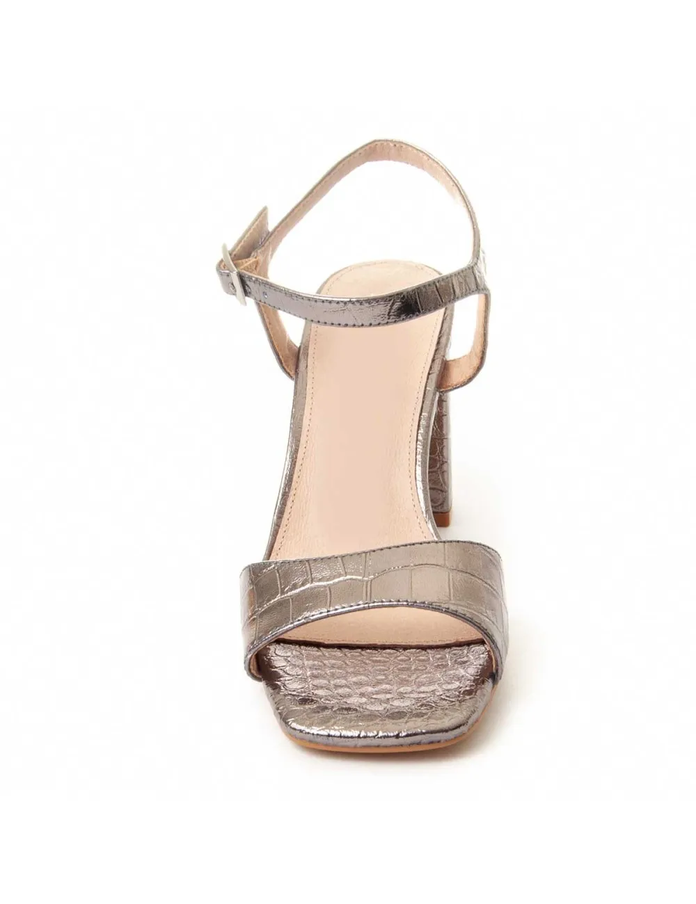Sandalia Con Tacón Para Mujer.  Montevita  Sanndal  88456