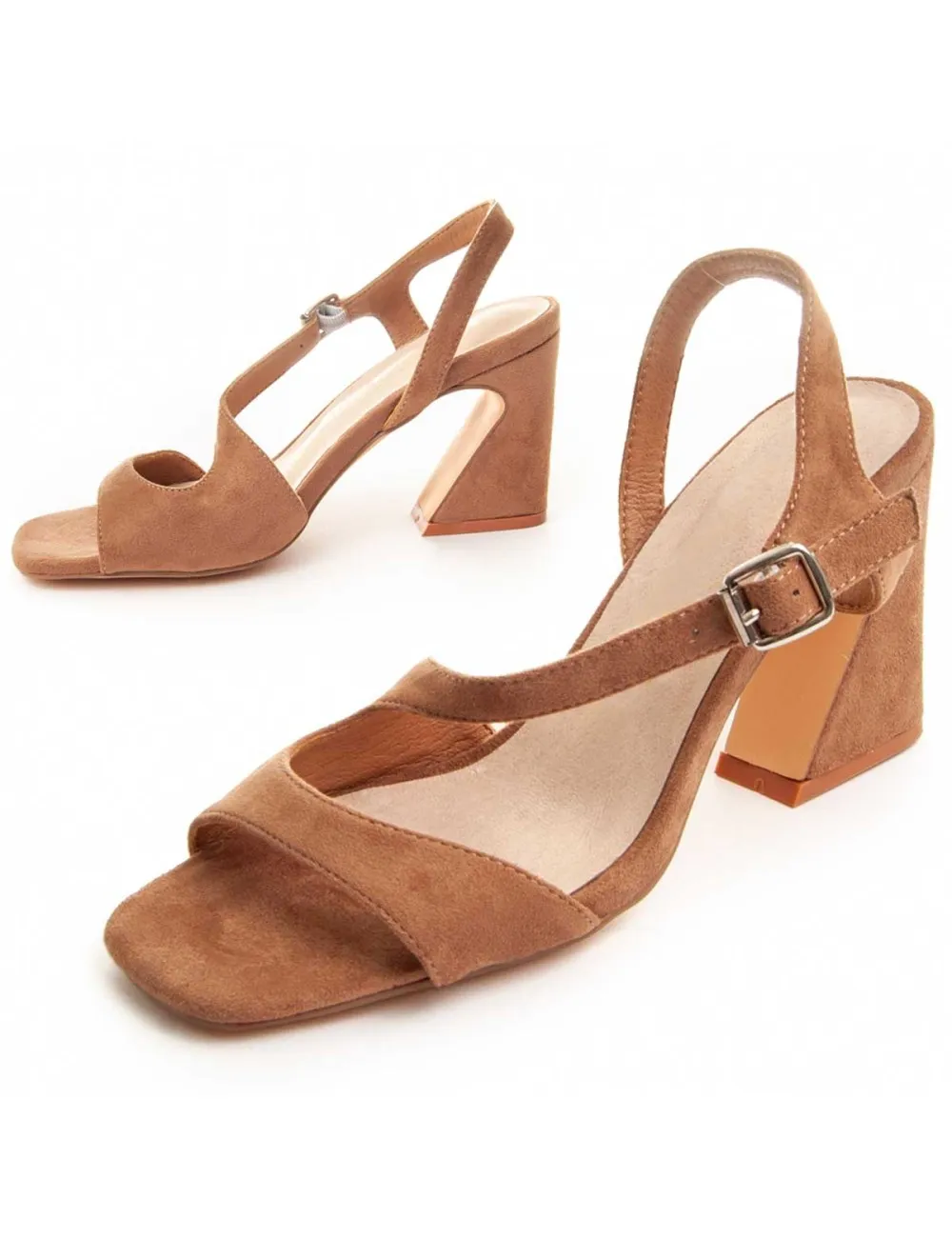 Sandalia Con Tacón Para Mujer.  Montevita  Sanndal4  88462